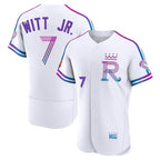 Kooe KC.Royals #7 Bobby Witt Jr. Player White 2026 City Connect Limited Elite Home Stitched Jerseys