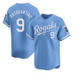 Kooe KC.Royals #9 Vinnie Pasquantino Player Light Blue Alt Limited Home Stitched Jerseys