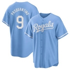 Kooe KC.Royals #9 Vinnie Pasquantino Player Light Blue Home Game Stitched Jerseys