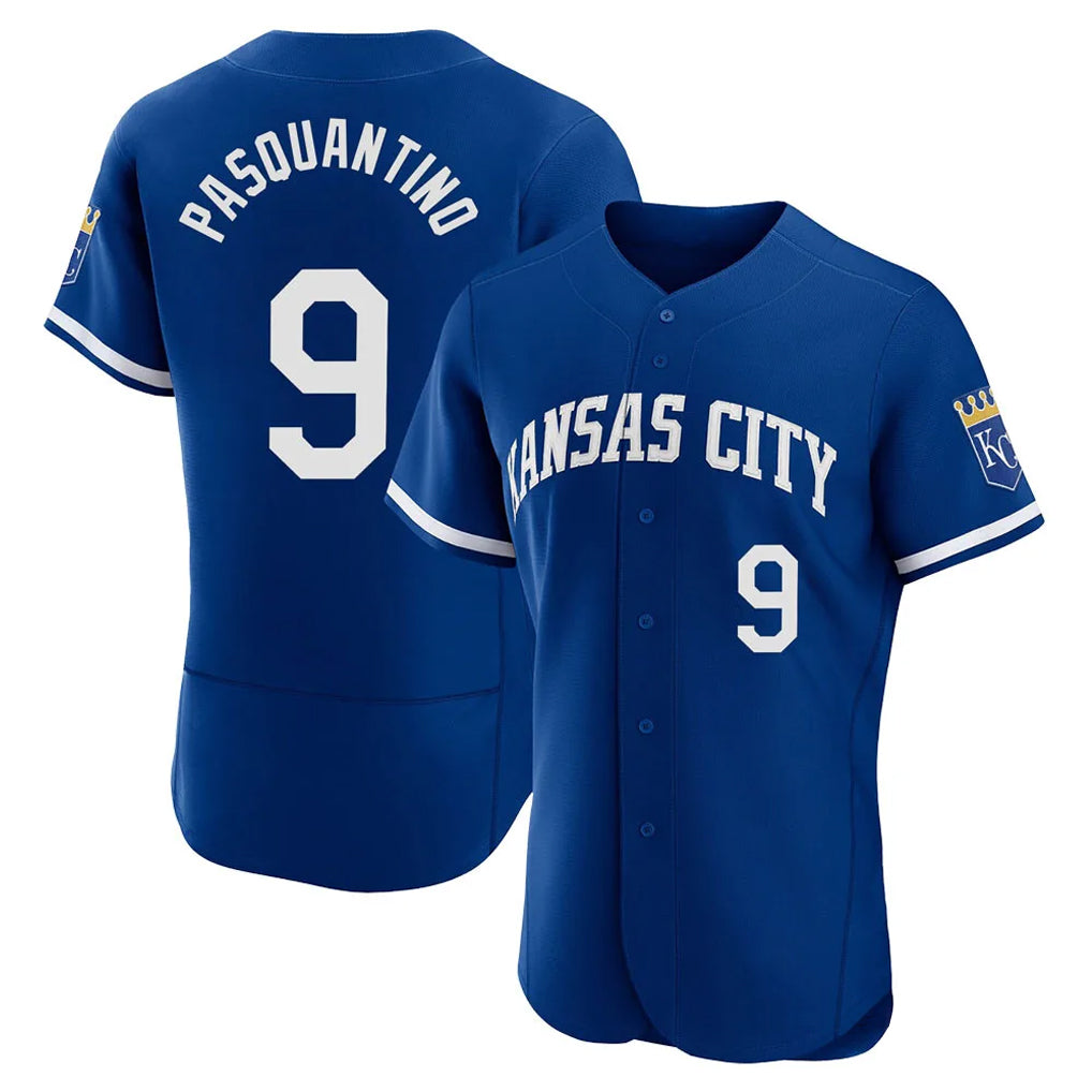 Kooe KC.Royals #9 Vinnie Pasquantino Player Royal City Connect Limited Elite Home Game Stitched Jerseys