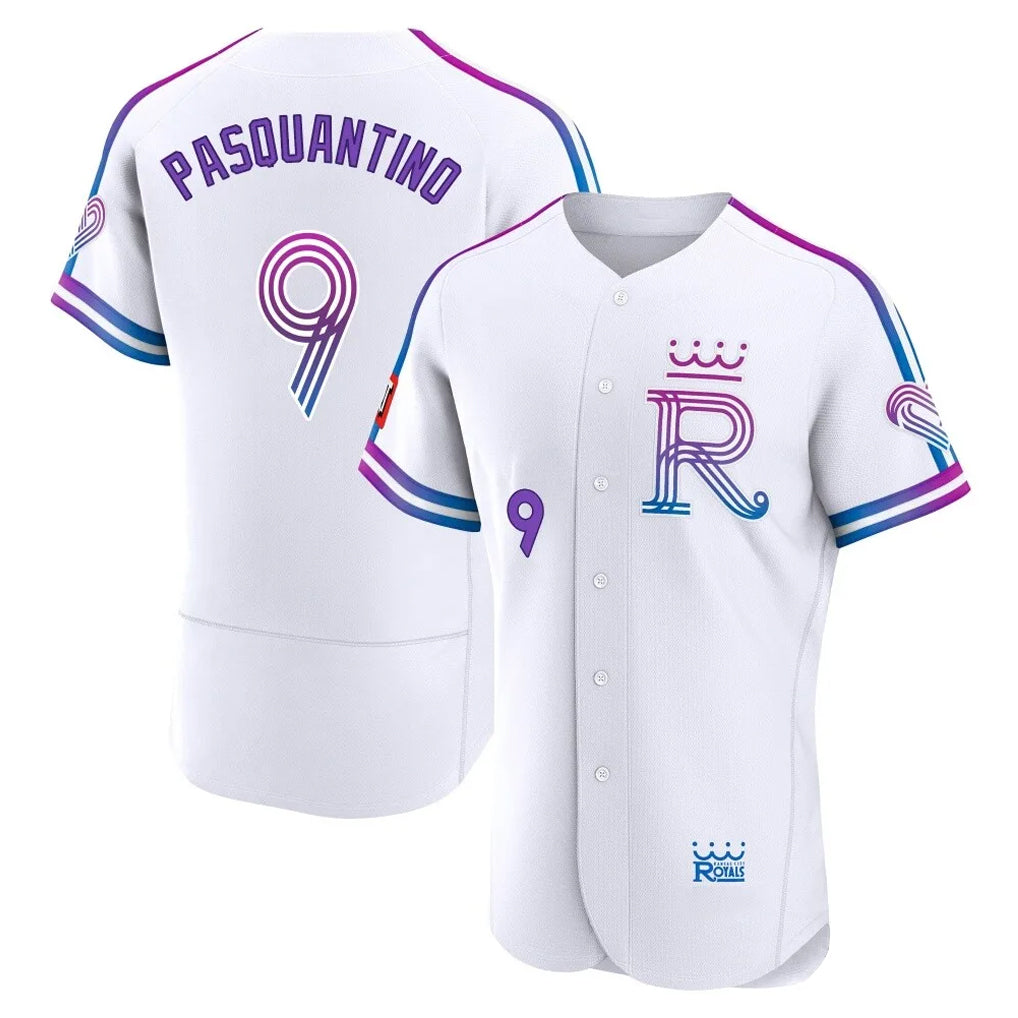 Kooe KC.Royals #9 Vinnie Pasquantino Player White 2026 City Connect Limited Elite Home Stitched Jerseys