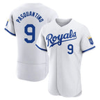 Kooe KC.Royals #9 Vinnie Pasquantino Player White Limited Elite Home Game Stitched Jerseys