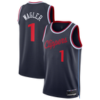 Kooe L.Clippers #1 Keaton Wagler Navy Swingman Stitched Jerseys - Icon Edition