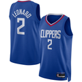 Kooe L.Clippers #2 Kawhi Leonard Royal Swingman Stitched Jerseys - Icon Edition