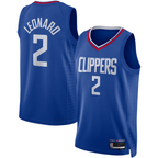 Kooe L.Clippers #2 Kawhi Leonard Royal Swingman Stitched Jerseys - Icon Edition