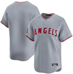 Kooe LA.Angels Gray Home Limited Blank Player Stitched Jerseys