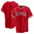 Kooe LA.Angels Red Home Game Blank Player Stitched Jerseys