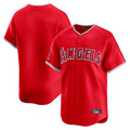 Kooe LA.Angels Red Home Limited Blank Player Stitched Jerseys