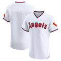 Kooe LA.Angels White T-shirt Home Limited Elite Blank Player Stitched Jerseys