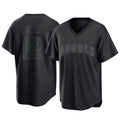 Kooe LA.Angels #12 Jorge Soler Player Black Pitch Fashion T-shirt Stitched Jerseys