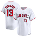Kooe LA.Angels #13 Drew Pomeranz Player White Limited Home Stitched Jerseys