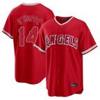 Kooe LA.Angels #14 Logan O'Hoppe Player Red Home Game Stitched Jerseys