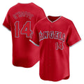 Kooe LA.Angels #14 Logan O'Hoppe Player Red Home Limited Stitched Jerseys