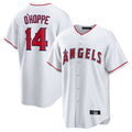 Kooe LA.Angels #14 Logan O'Hoppe Player White Home Game Stitched Jerseys