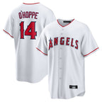 Kooe LA.Angels #14 Logan O'Hoppe Player White Home Game Stitched Jerseys