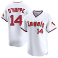 Kooe LA.Angels #14 Logan O'Hoppe Player White T-shirt Home Limited Stitched Jerseys