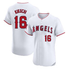 Kooe LA.Angels #16 Yusei Kikuchi Player White Limited Elite Stitched Home Jerseys