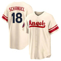 Kooe LA.Angels #18 Nolan Schanuel Player Cream City Connect Home Stitched Jerseys