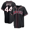 Kooe LA.Angels #44 Ben Joyce Player Black Fashion Out Home Game Stitched Jerseys