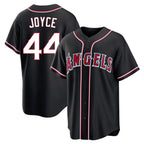 Kooe LA.Angels #44 Ben Joyce Player Black Fashion Out Home Game Stitched Jerseys