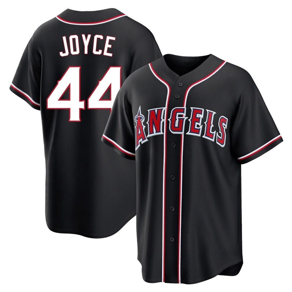 Kooe LA.Angels #44 Ben Joyce Player Black Fashion Out Home Game Stitched Jerseys