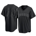 Kooe LA.Angels #44 Ben Joyce Player Black Pitch Fashion T-shirt Stitched Jerseys