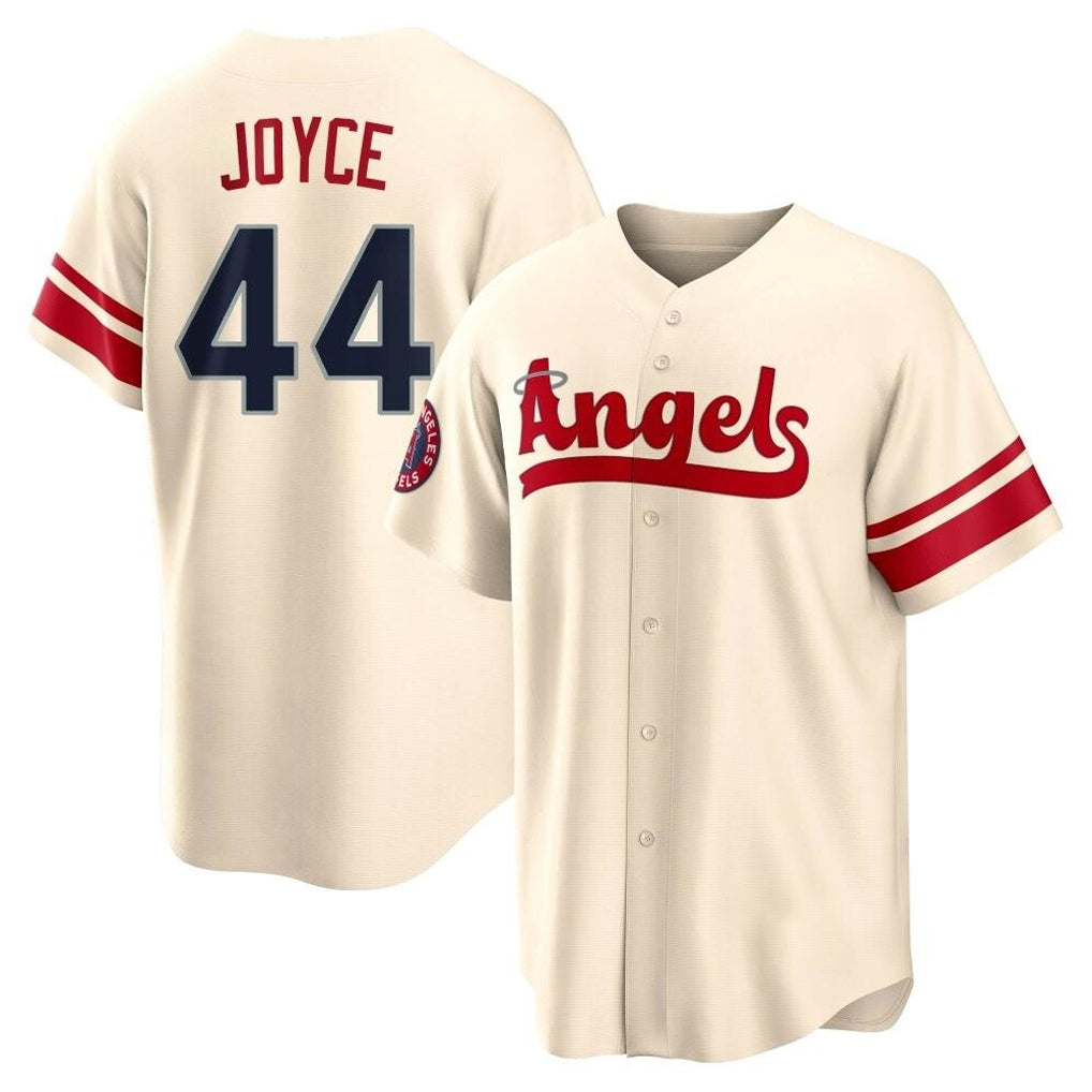 Kooe LA.Angels #44 Ben Joyce Player Cream City Connect Home Stitched Jerseys