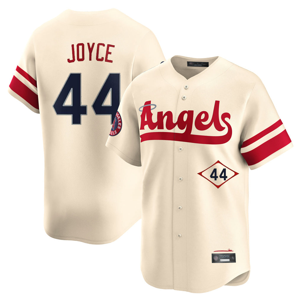 Kooe LA.Angels #44 Ben Joyce Player Cream City Connect Limited Home Stitched Jerseys