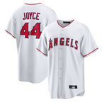 Kooe LA.Angels #44 Ben Joyce Player White Home Game Stitched Jerseys