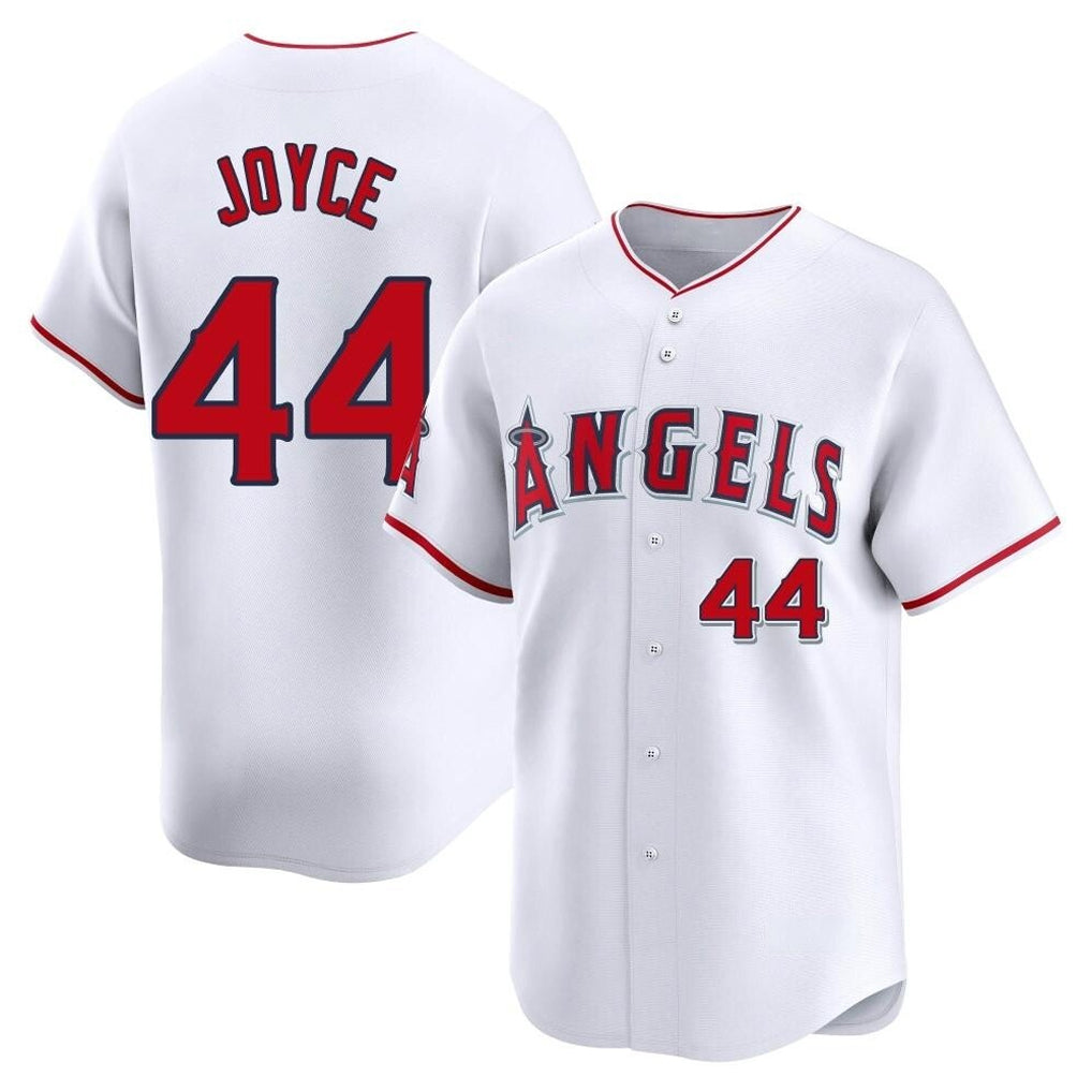 Kooe LA.Angels #44 Ben Joyce Player White Limited Home Stitched Jerseys