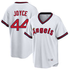 Kooe LA.Angels #44 Ben Joyce Player White T-shirt Home Game Stitched Jerseys