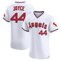 Kooe LA.Angels #44 Ben Joyce Player White T-shirt Home Limited Elite Stitched Jerseys