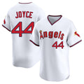 Kooe LA.Angels #44 Ben Joyce Player White T-shirt Home Limited Stitched Jerseys
