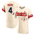 Kooe LA.Angels #4 Christian Moore Player Cream City Connect Limited ELite Home Stitched Jerseys