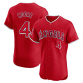 Kooe LA.Angels #4 Christian Moore Player Red Home Limited Elite Stitched Jerseys