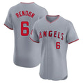 Kooe LA.Angels #6 Anthony Rendon Player Gray Home Limited Elite Stitched Jerseys