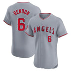 Kooe LA.Angels #6 Anthony Rendon Player Gray Home Limited Elite Stitched Jerseys