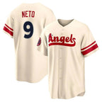 Kooe LA.Angels #9 Zach Neto Player Cream City Connect Home Stitched Jerseys
