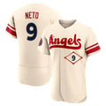 Kooe LA.Angels #9 Zach Neto Player Cream City Connect Limited ELite Home Stitched Jerseys