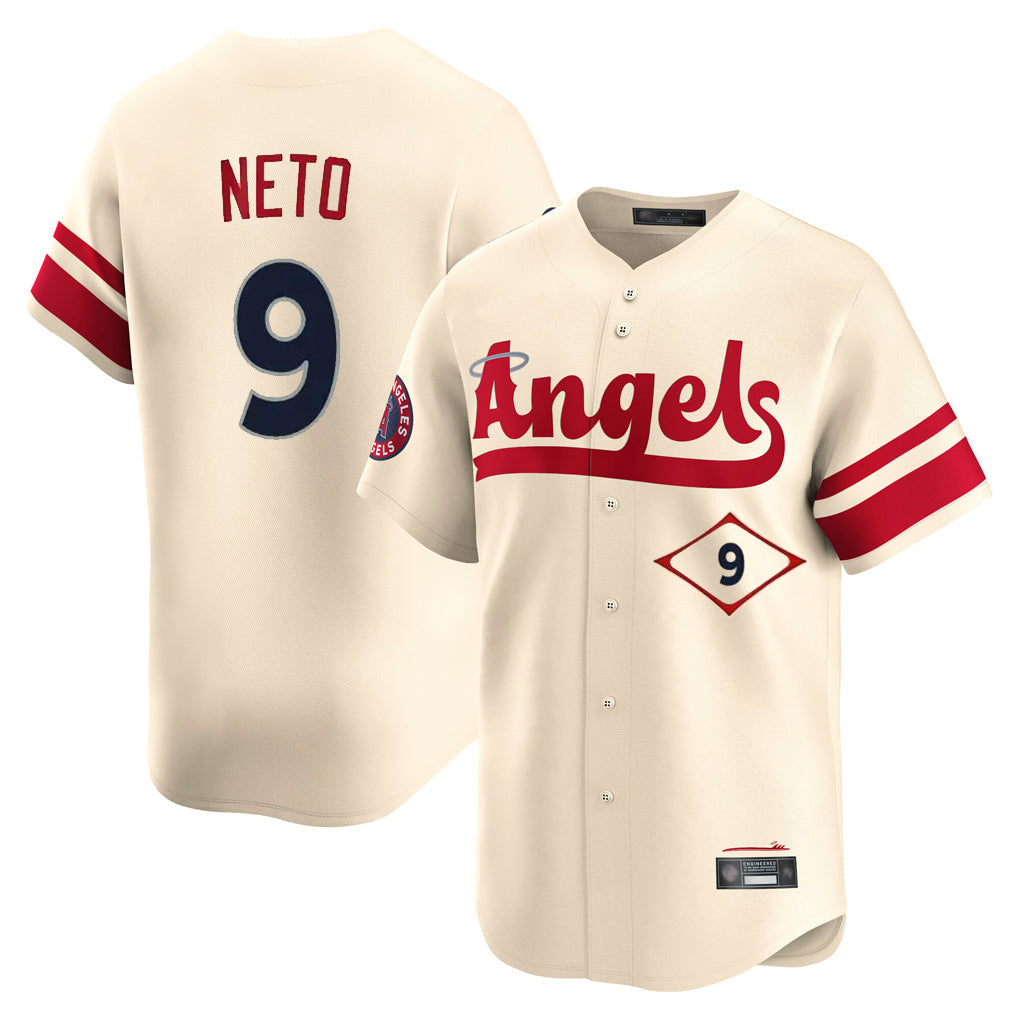 Kooe LA.Angels #9 Zach Neto Player Cream City Connect Limited Home Stitched Jerseys