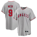 Kooe LA.Angels #9 Zach Neto Player Gray Home Game Stitched Jerseys