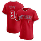 Kooe LA.Angels #9 Zach Neto Player Red Home Limited Elite Stitched Jerseys