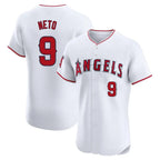 Kooe LA.Angels #9 Zach Neto Player White Limited Elite Stitched Home Jerseys