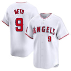 Kooe LA.Angels #9 Zach Neto Player White Limited Home Stitched Jerseys
