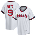 Kooe LA.Angels #9 Zach Neto Player White T-shirt Home Game Stitched Jerseys