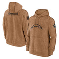 Kooe LA.Chargers Brown Salute to Service Hoodies Limited Game Blank Player Stitched Jerseys
