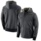 Kooe LA.Chargers Gray Pullover Hoodie Home Game Blank Player Stitched Jerseys