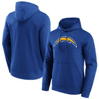 Kooe LA.Chargers Royal LOGO Pullover Hoodies Home Game Blank Player Stitched Jerseys