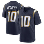 Kooe LA.Chargers #10 Justin Herbert Player Navy Alternate Home Game Stitched Jerseys