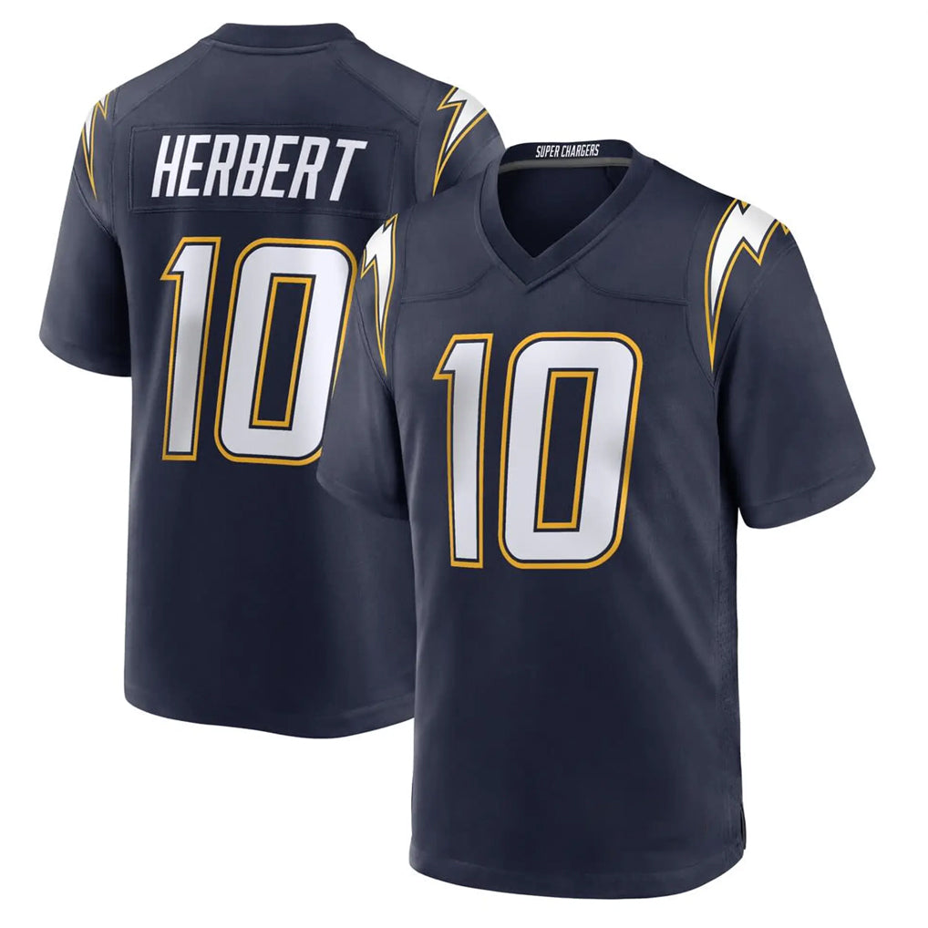 Kooe LA.Chargers #10 Justin Herbert Player Navy Alternate Home Game Stitched Jerseys